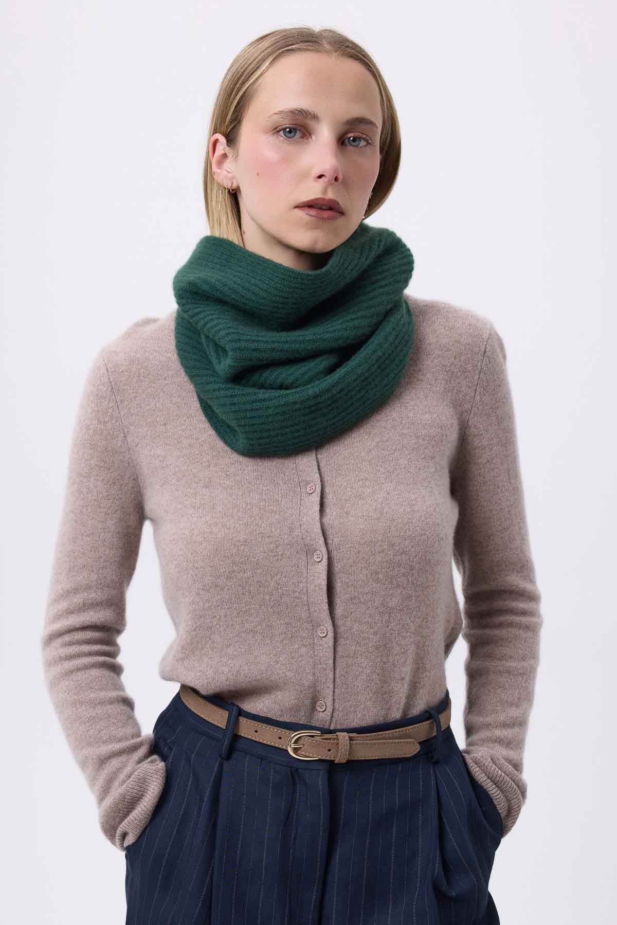 Col vert bouteille