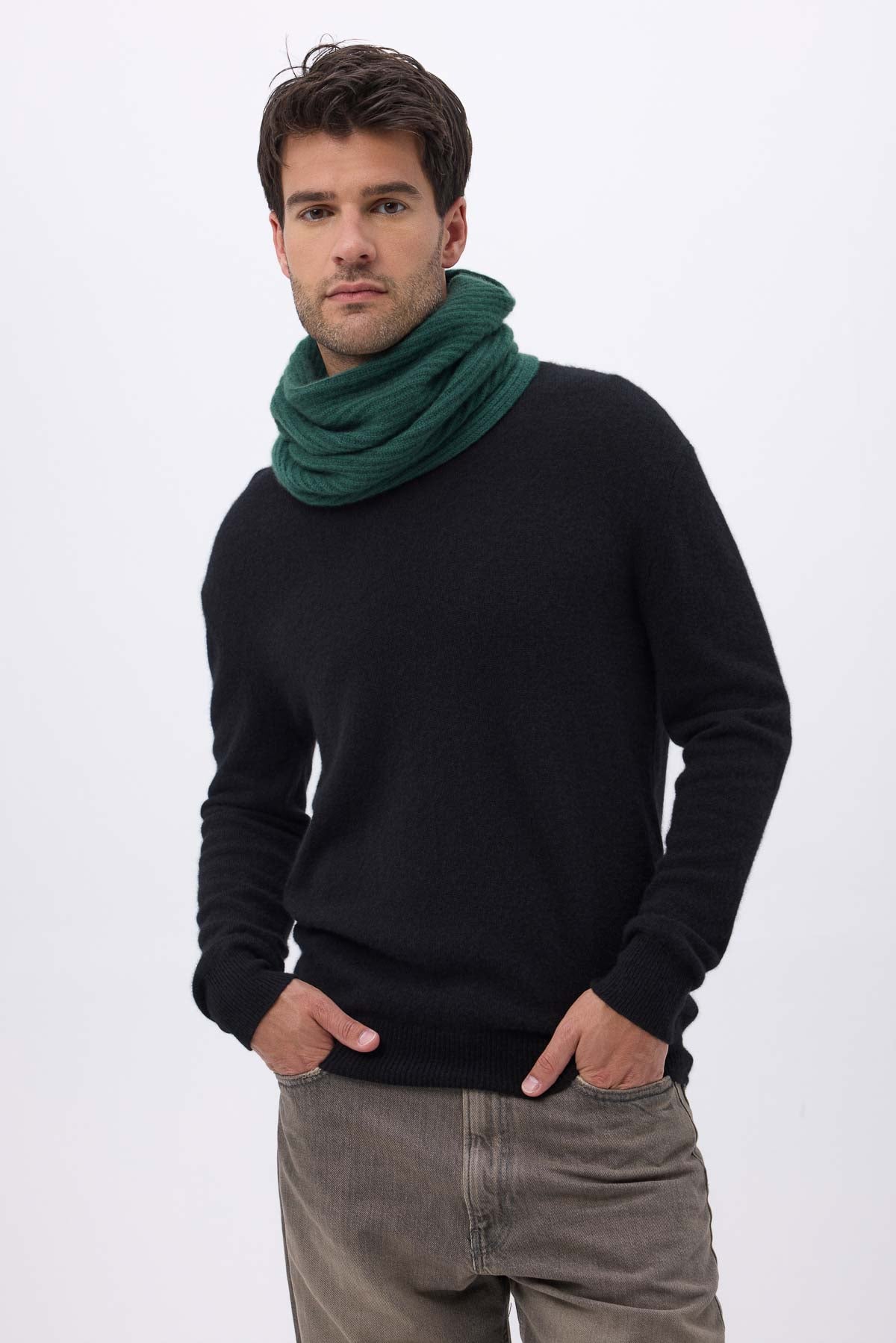 Col vert bouteille