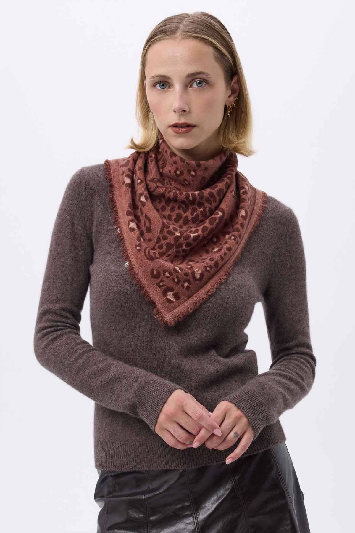 Bandana Dea marron beige