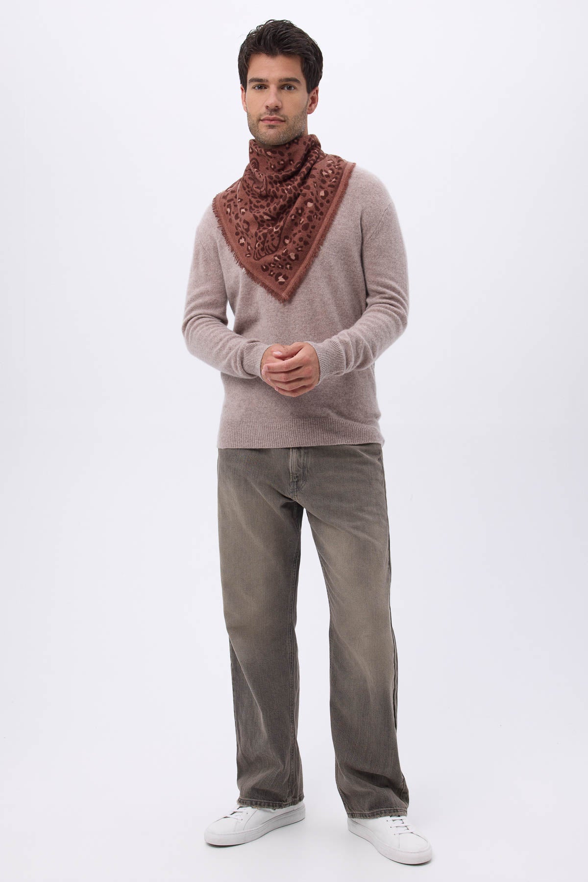 Bandana Dea marron beige