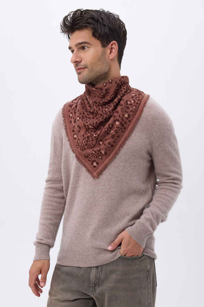 Bandana Dea marron beige