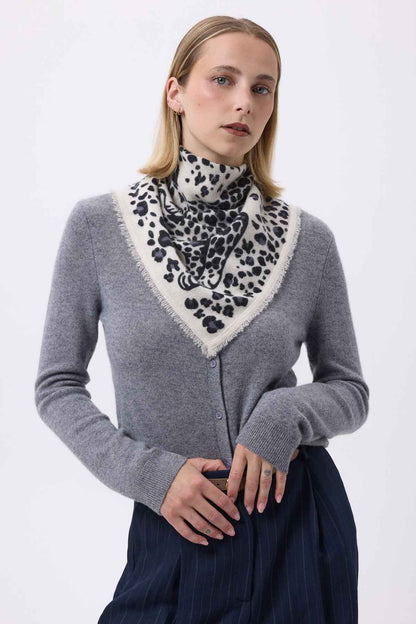 Bandana Dea blanc noir