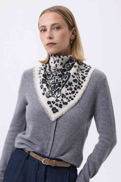 Bandana Dea blanc noir