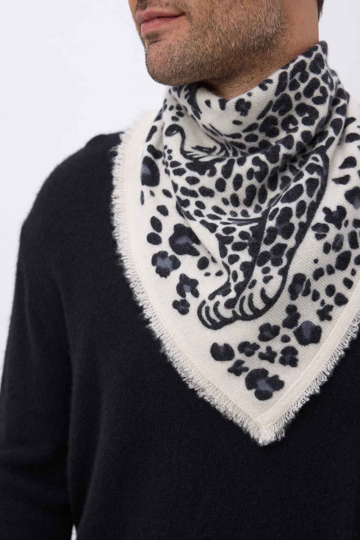 Bandana Dea blanc noir