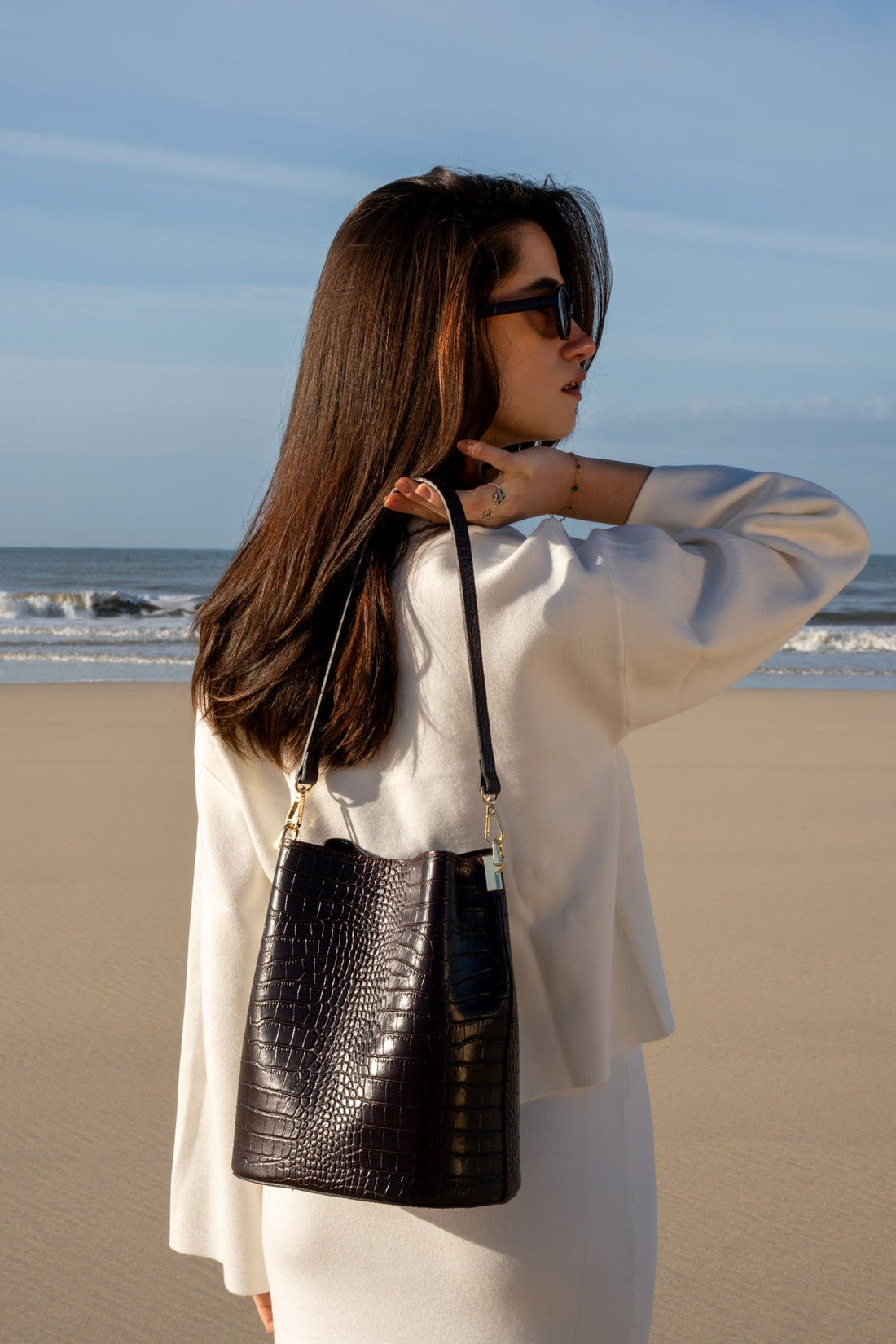 Bruna Croco Bordeaux