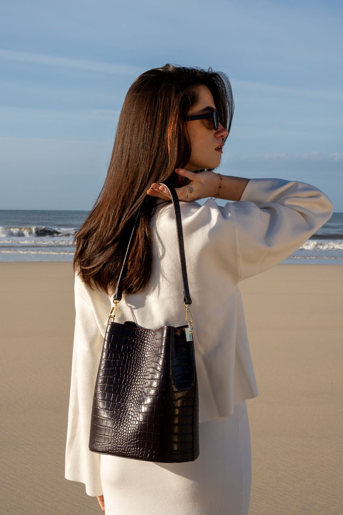 Bruna Croco Bordeaux