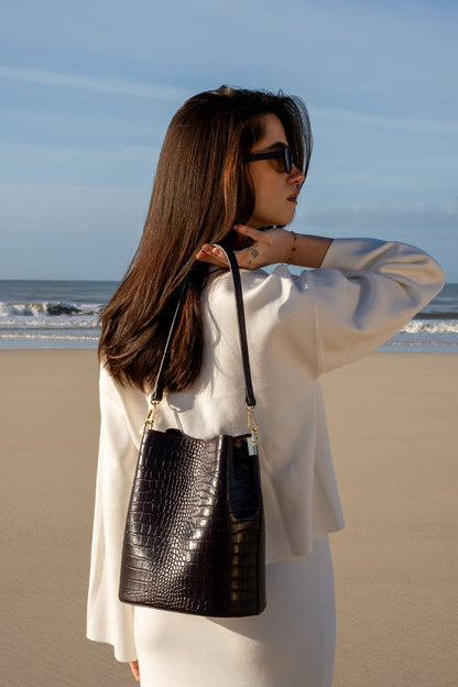 Bruna Croco Bordeaux