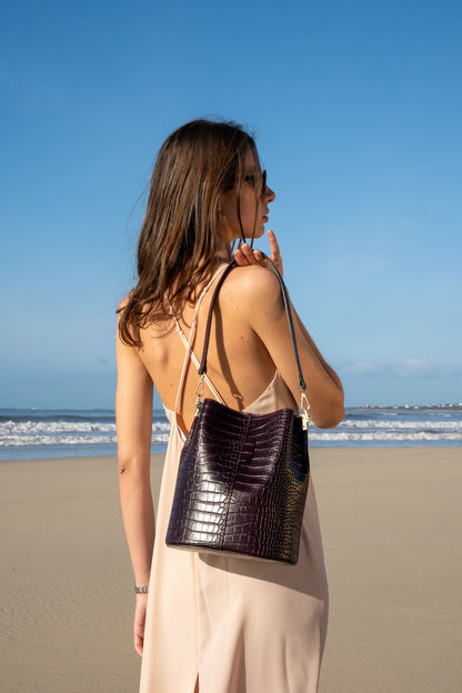 Bruna Croco Bordeaux