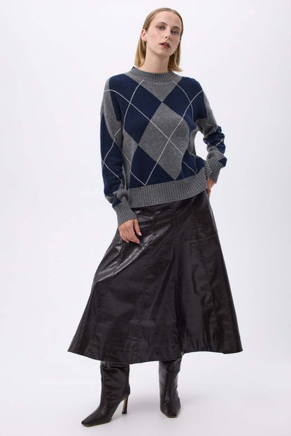 Edimbourg bleu marine gris foncé