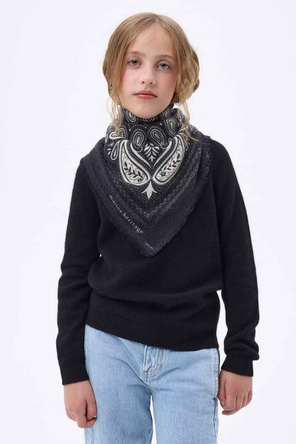 Bandana Efi noir blanc