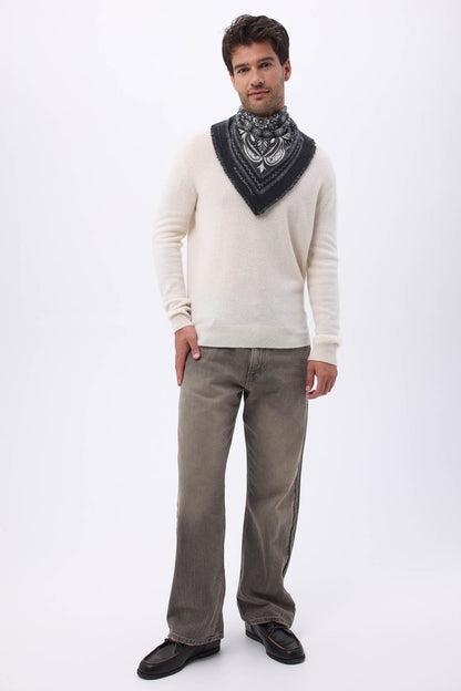 Bandana Efi noir blanc