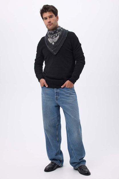 Bandana Efi noir blanc