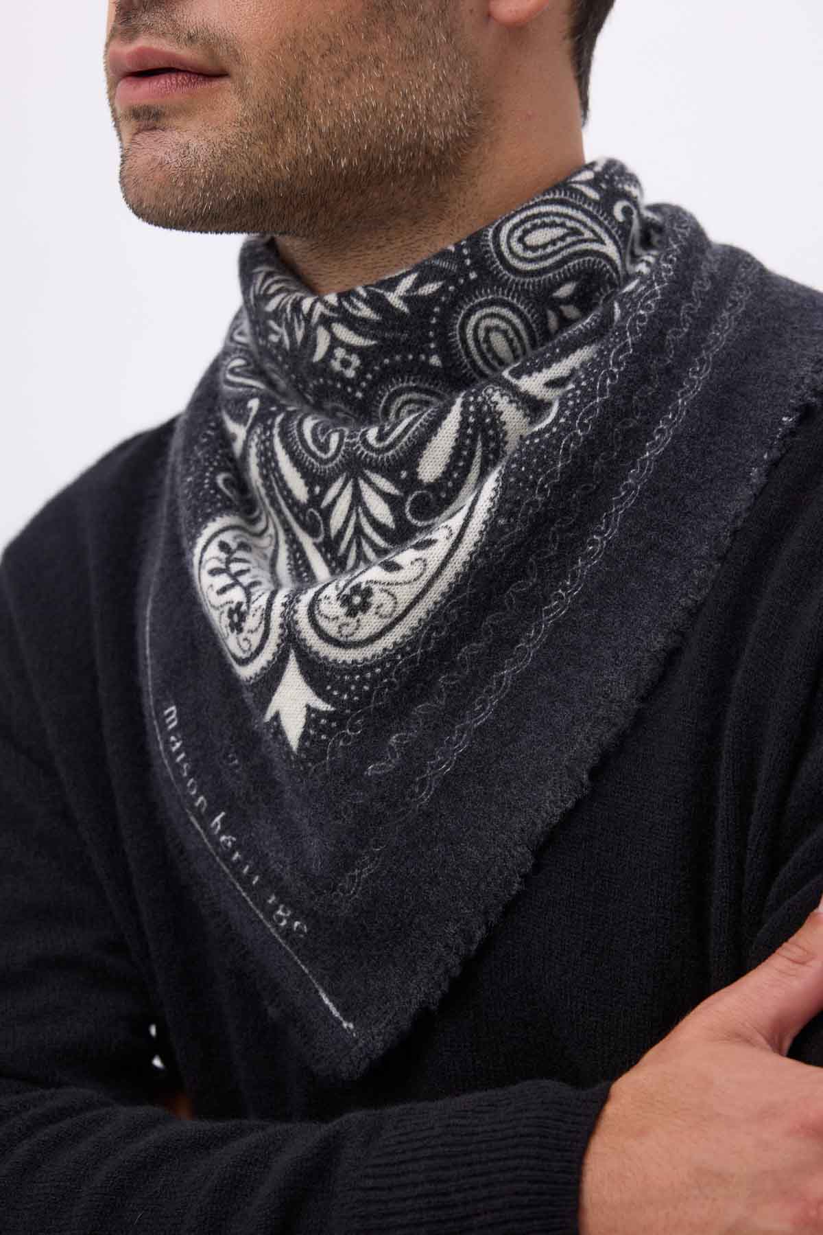 Bandana Efi noir blanc
