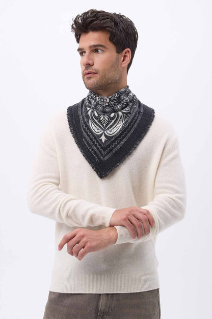 Bandana Efi noir blanc