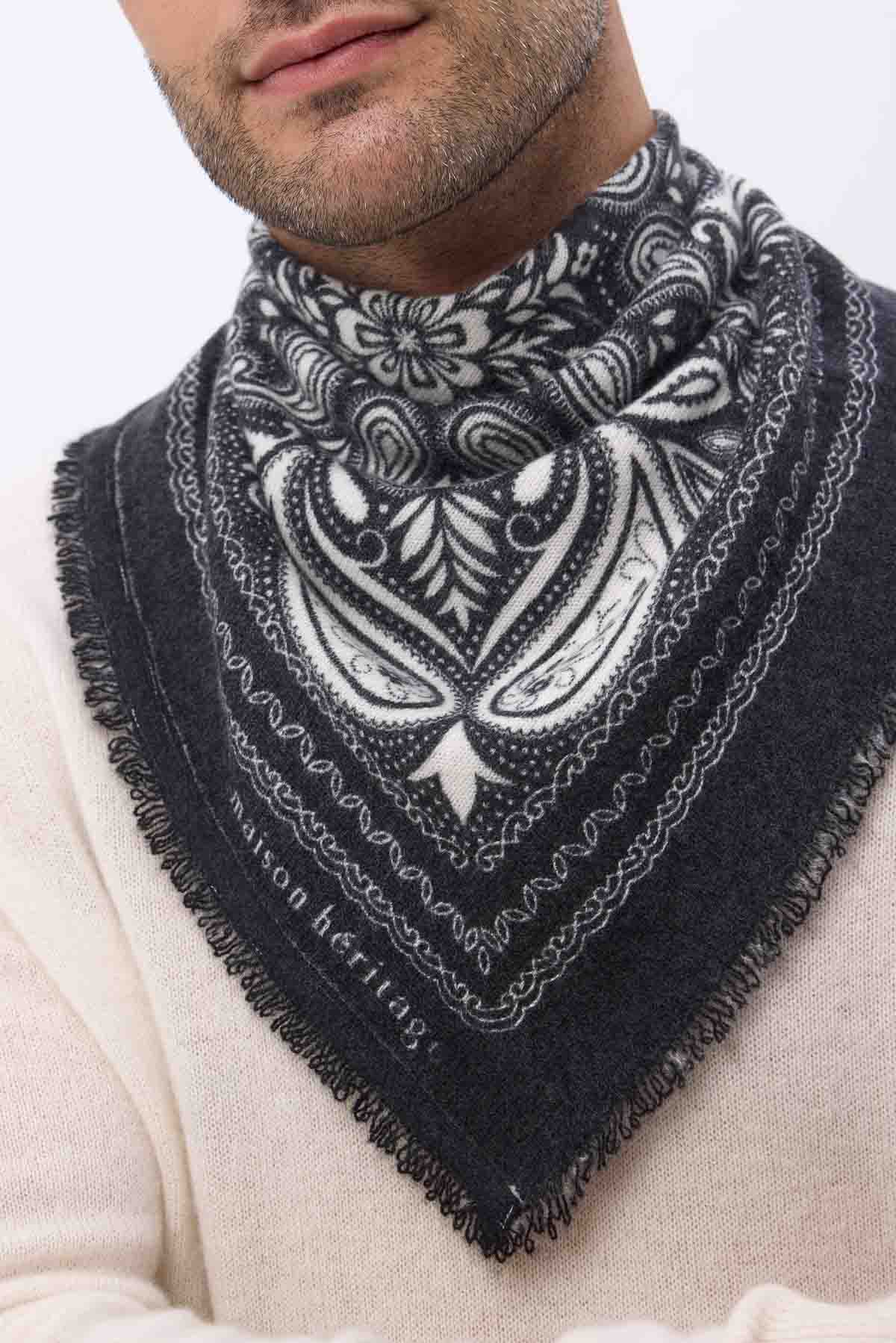 Bandana Efi noir blanc