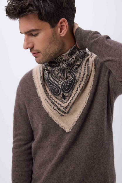 Bandana Efi beige noir