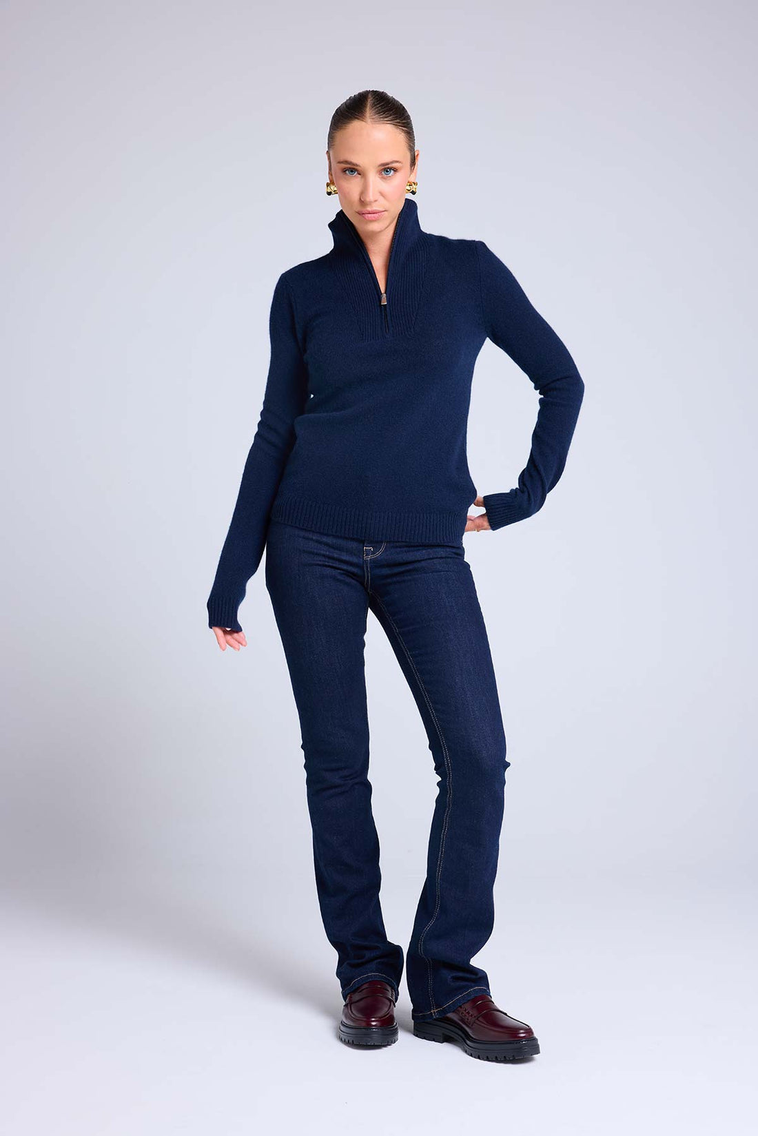 Emilie bleu marine
