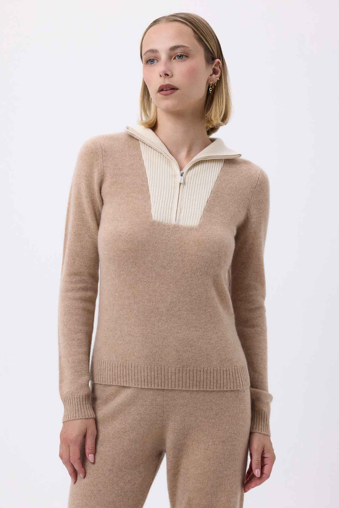 Emilie beige crème blanc