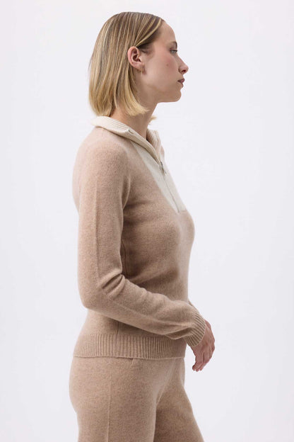 Emilie beige crème blanc