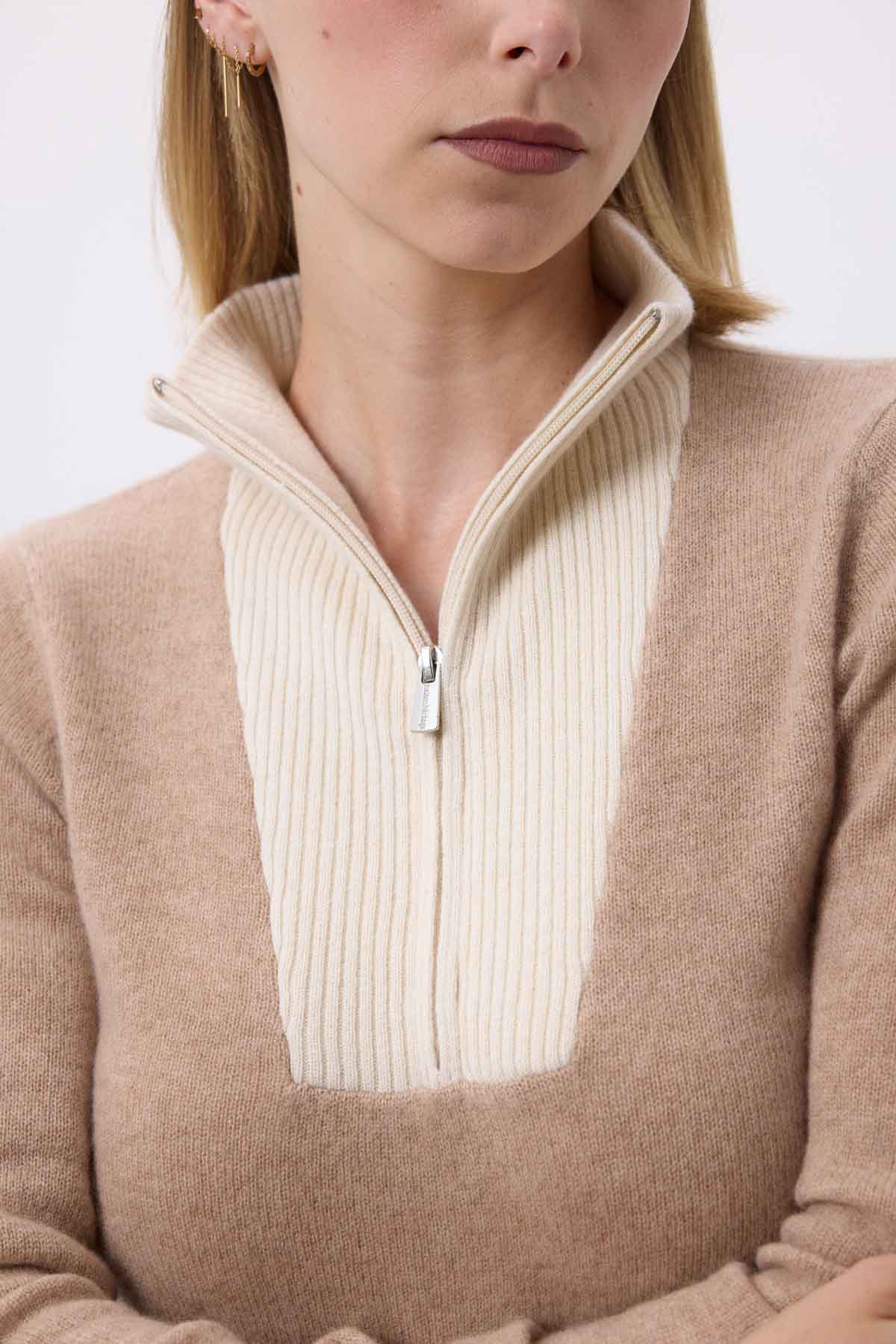 Emilie beige crème blanc
