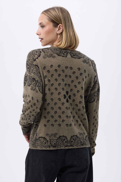 Flo vert khaki  noir