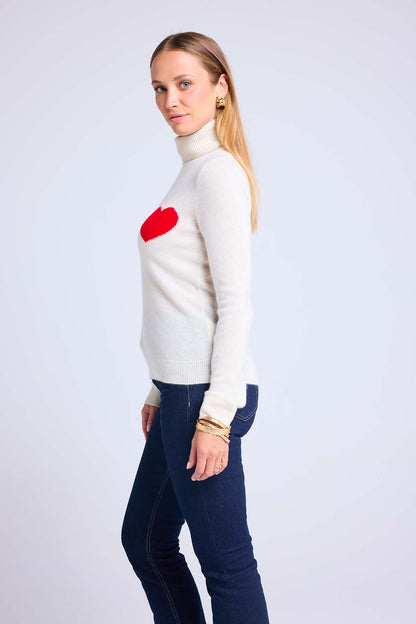 High Heart blanc rouge
