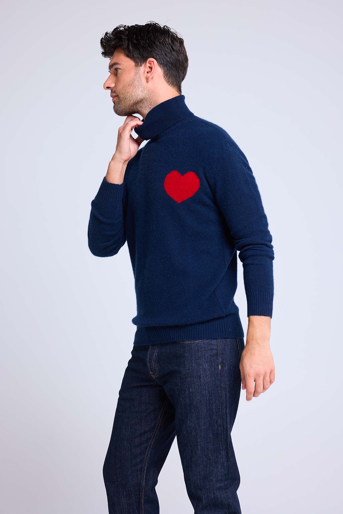 High Love bleu marine rouge