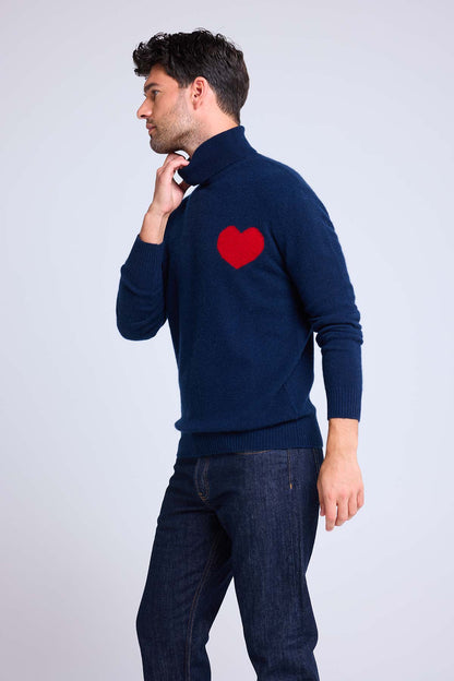 High Love bleu marine rouge