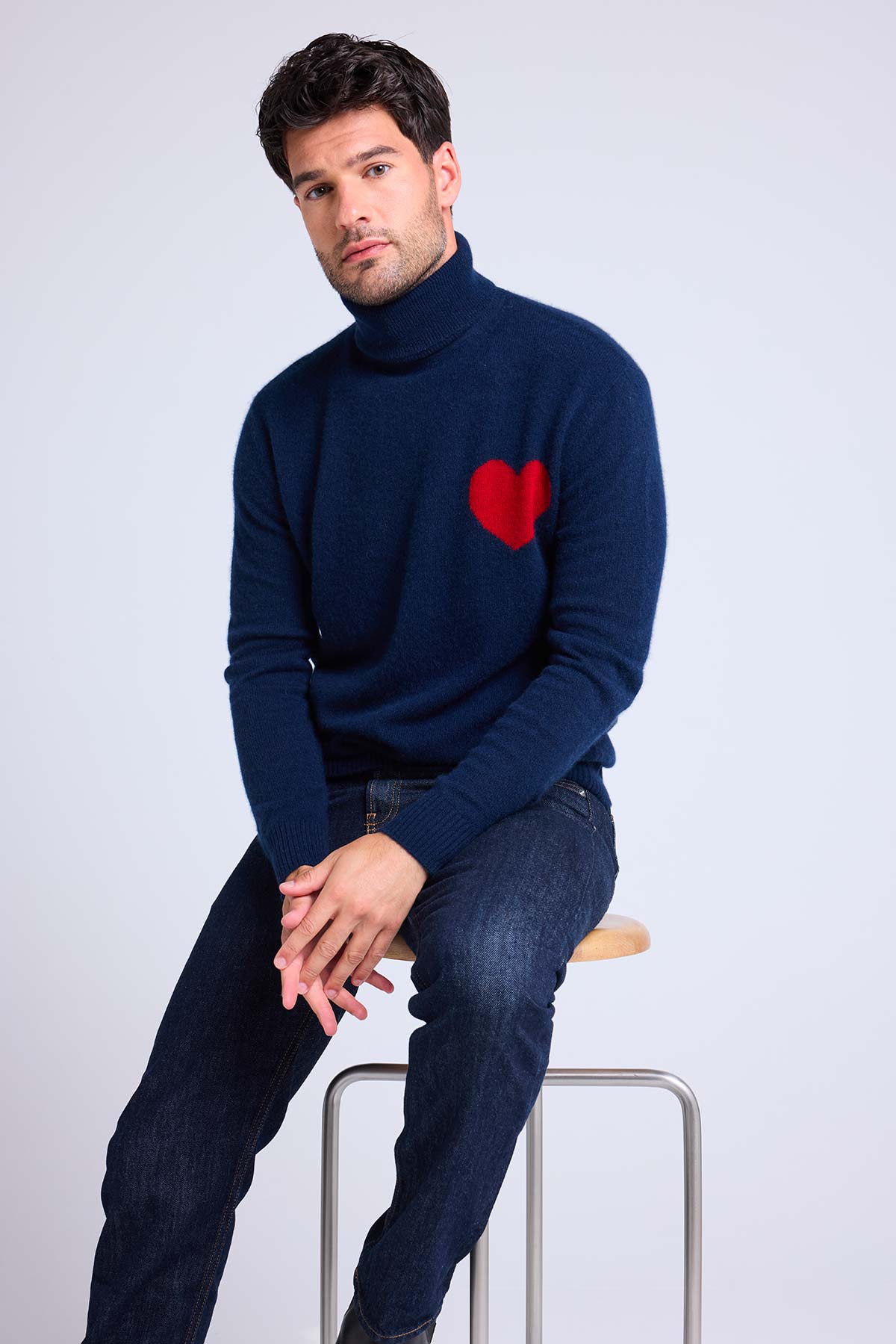 High Love bleu marine rouge