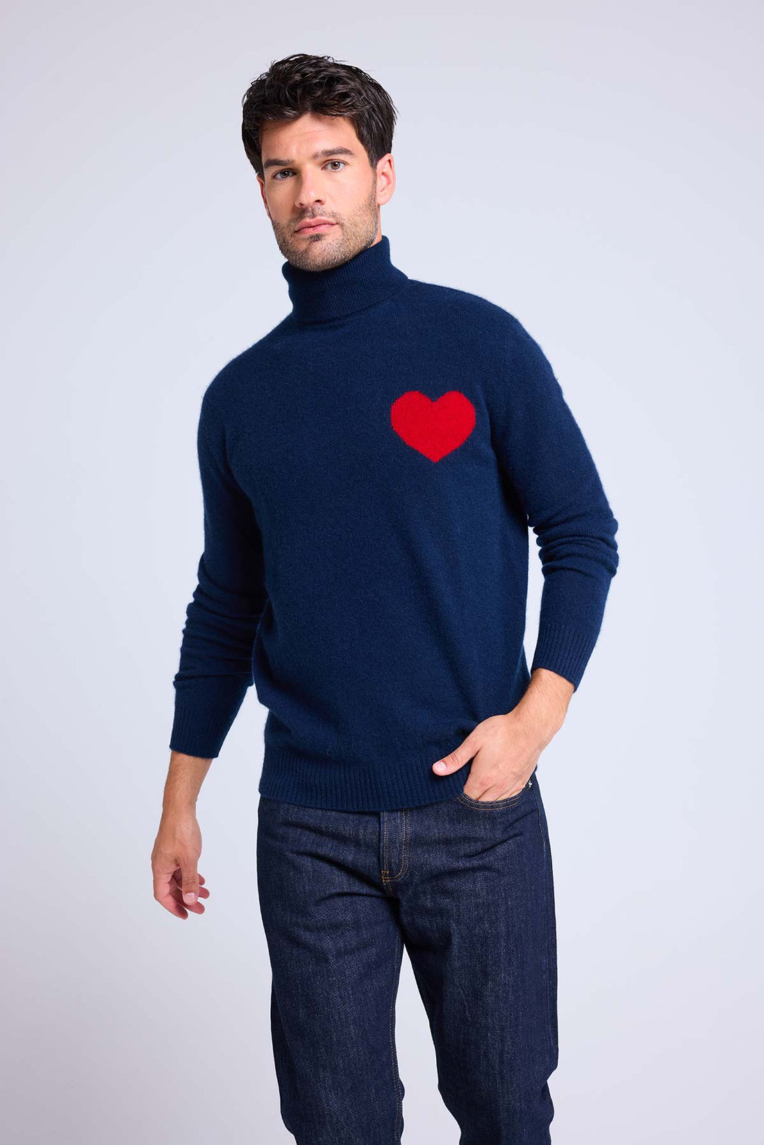 High Love bleu marine rouge