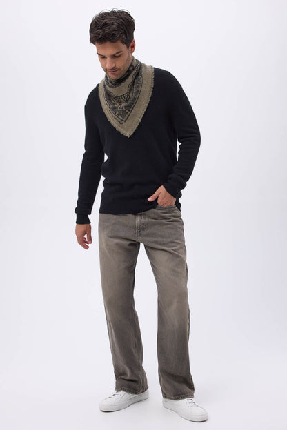 Bandana Horse vert khaki noir