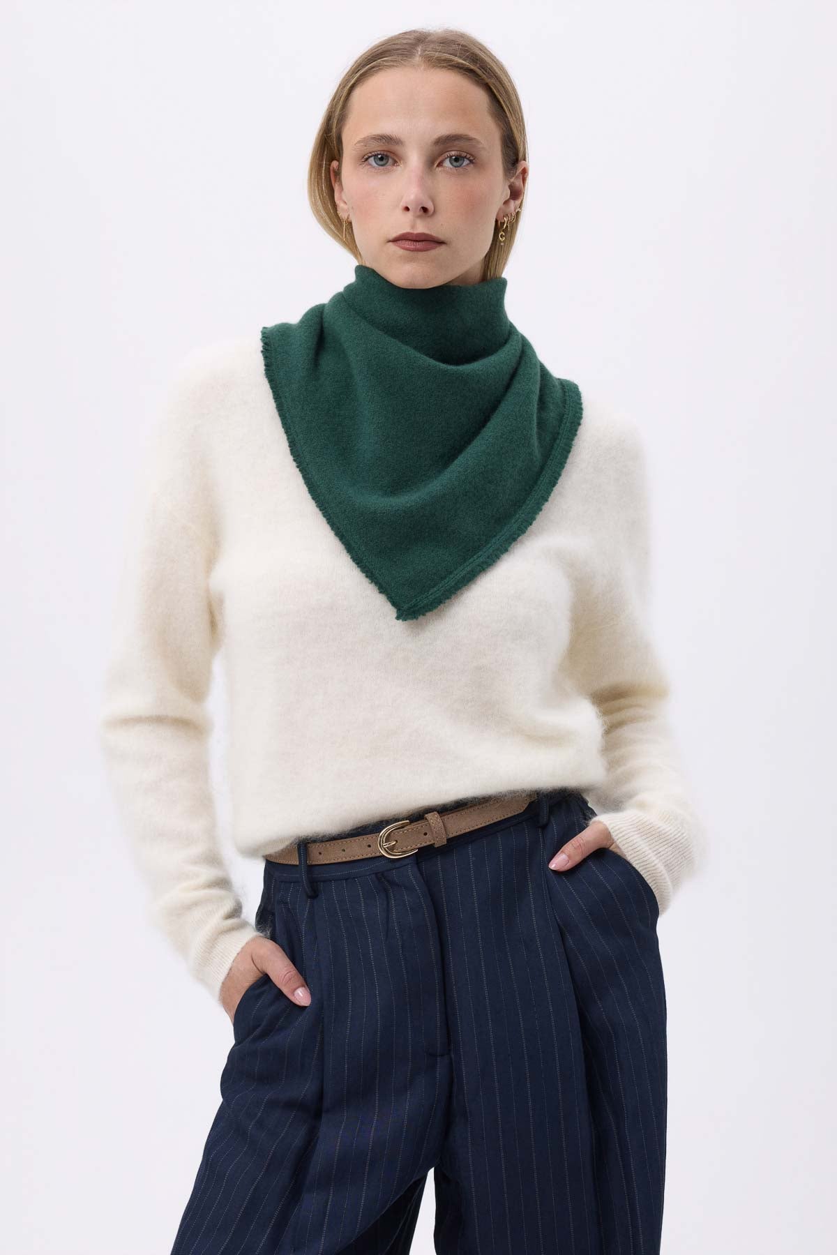 Bandana Irma vert bouteille