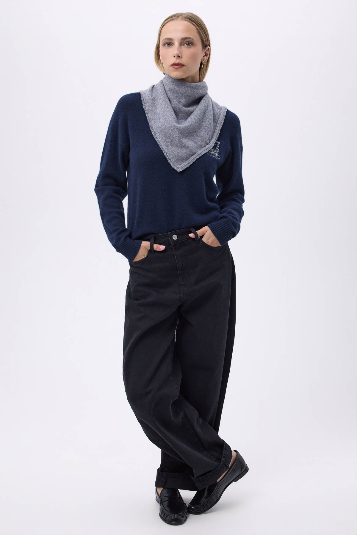 Bandana Irma gris foncé