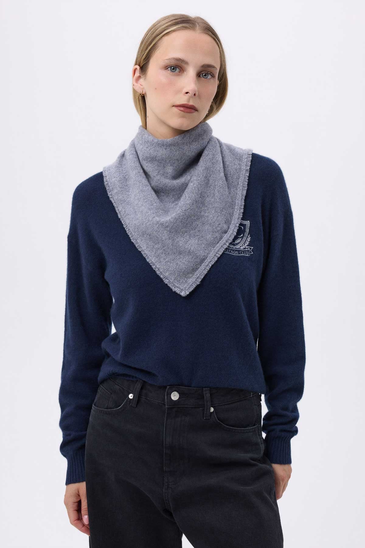 Bandana Irma gris foncé