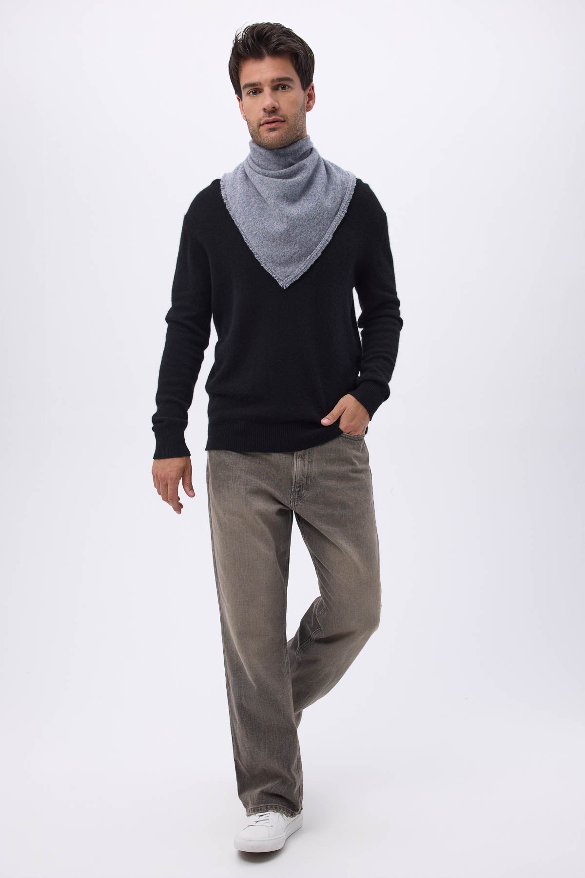 Bandana Irma gris foncé