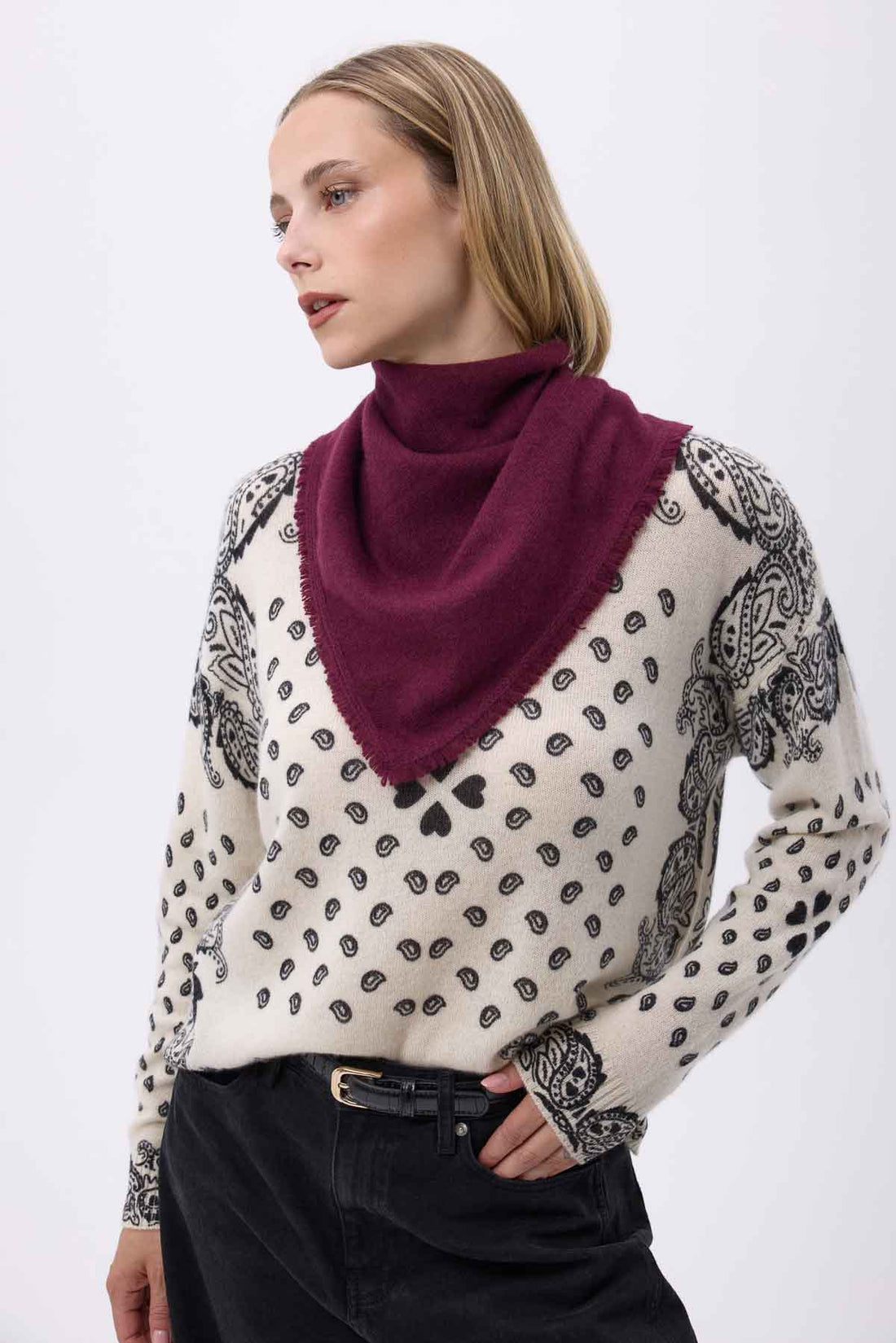 Bandana Irma lie de vin