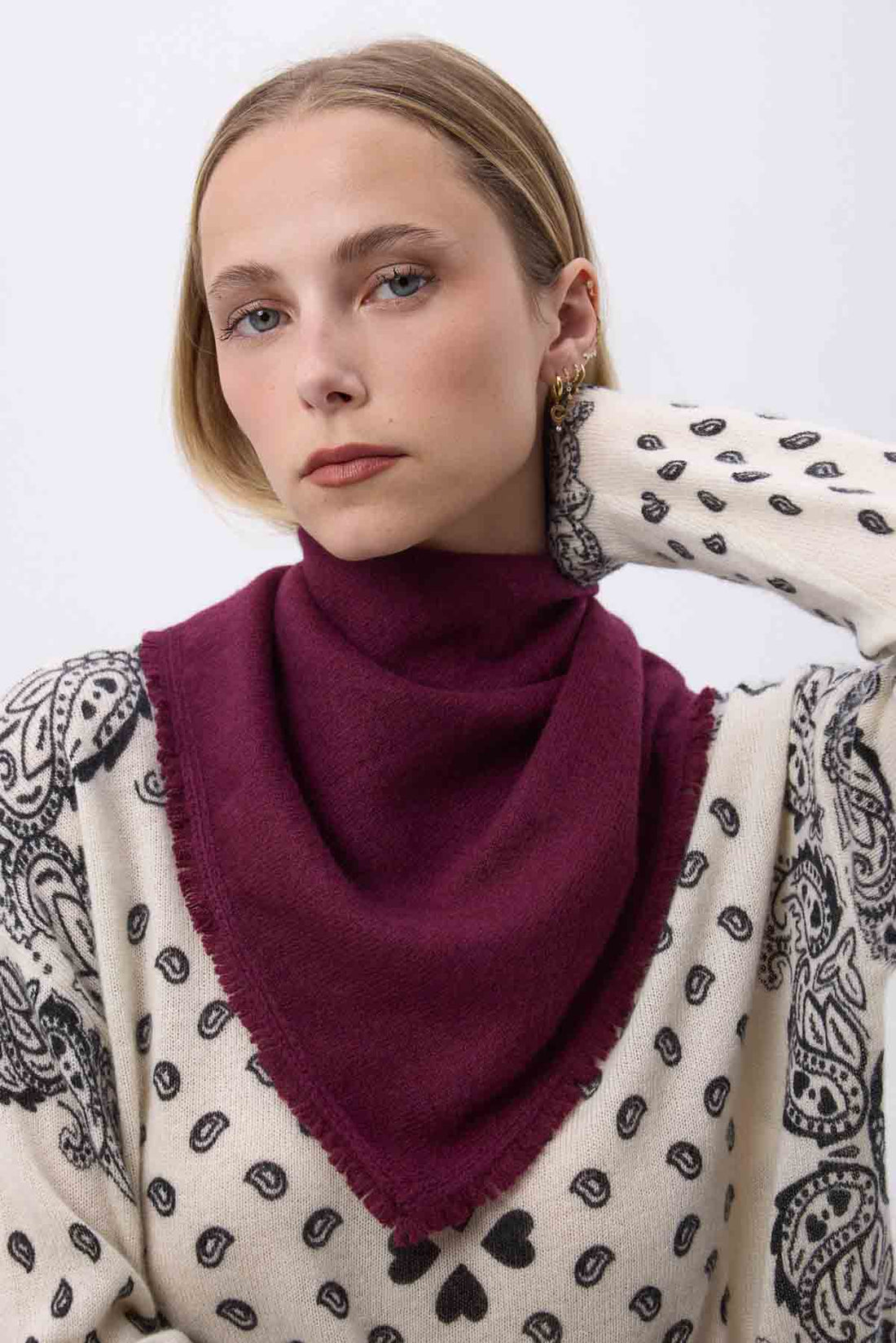 Bandana Irma lie de vin