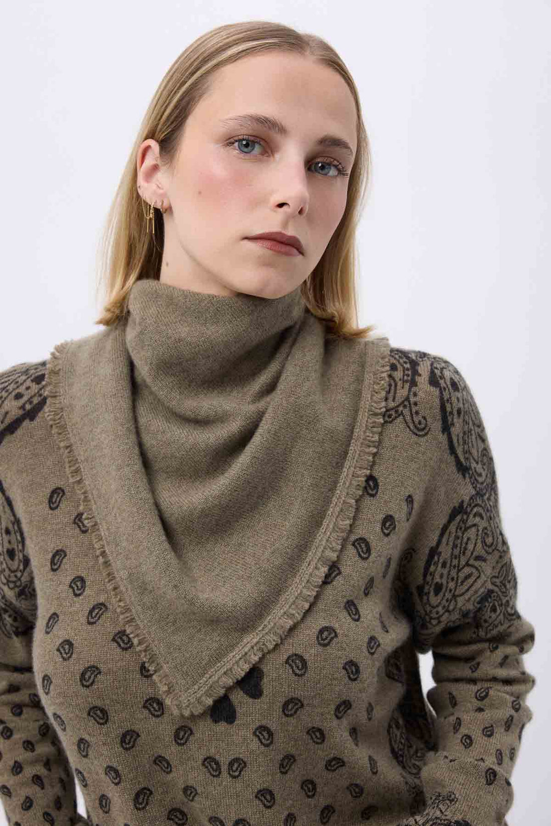 Bandana Irma vert khaki