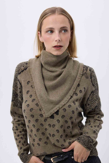 Bandana Irma vert khaki