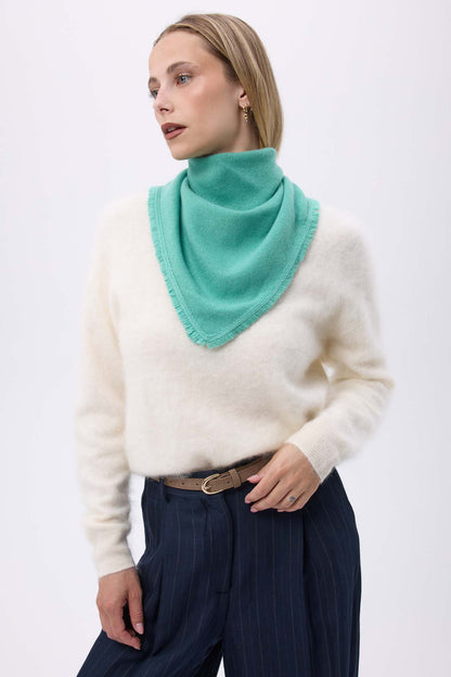 Bandana Irma vert pastel