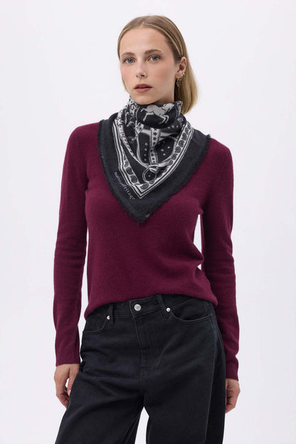 Bandana Small Le Harnais noir  blanc