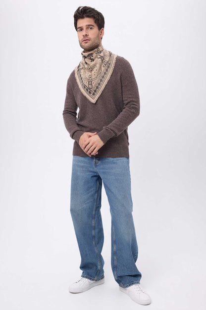 Bandana Small Le Harnais beige creme noir