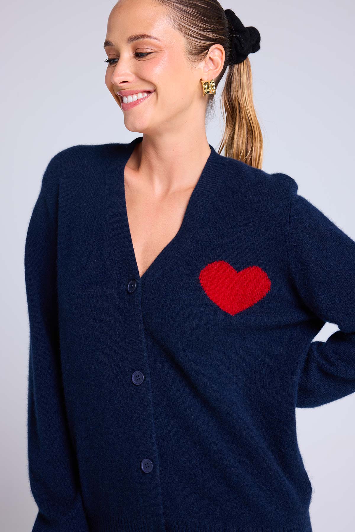 Madrilena bleu marine rouge