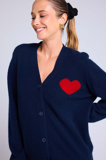 Madrilena bleu marine rouge