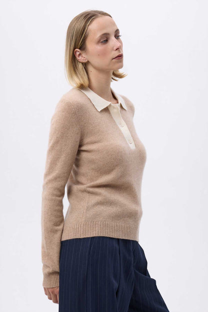 Maxine beige blanc