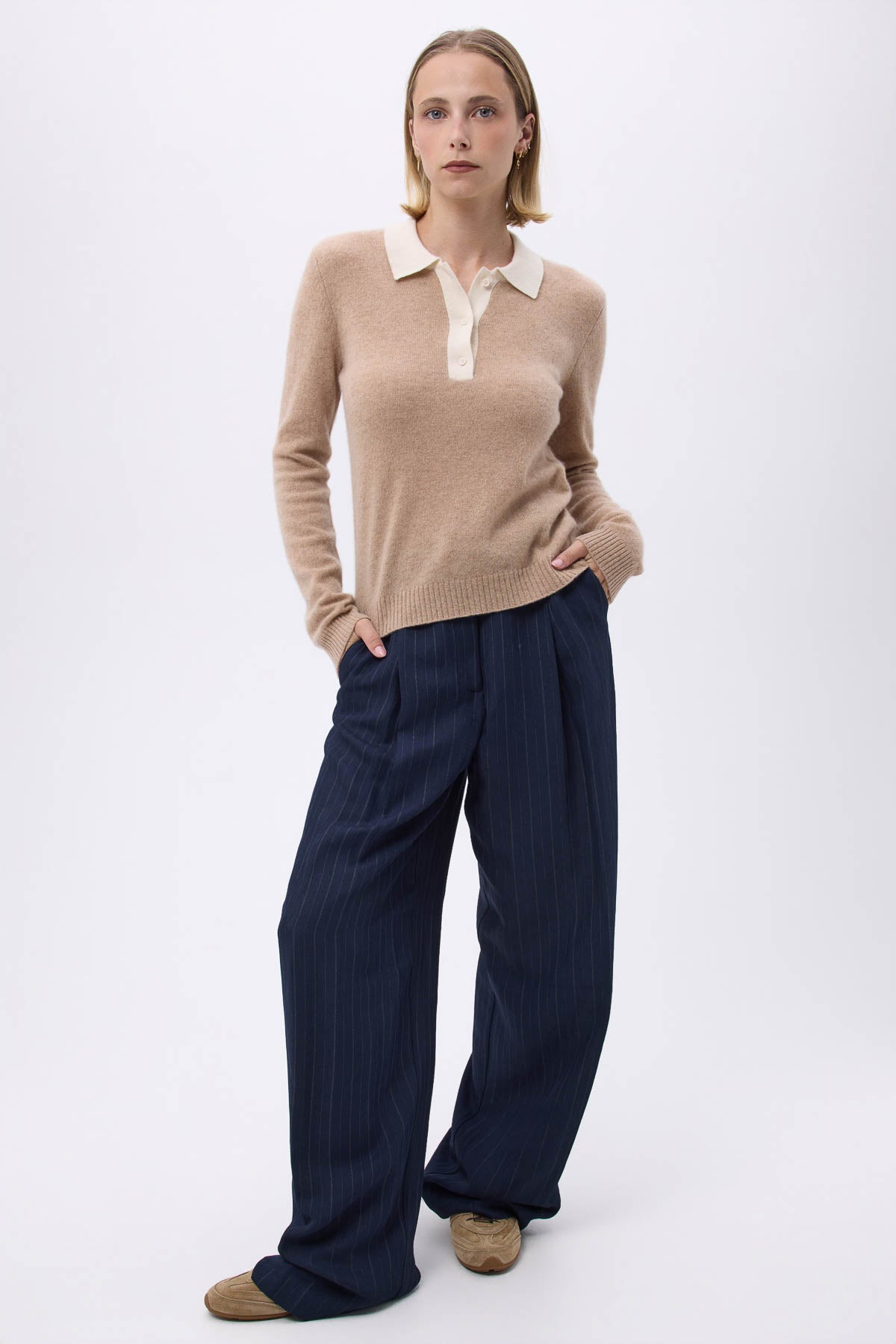 Maxine beige blanc
