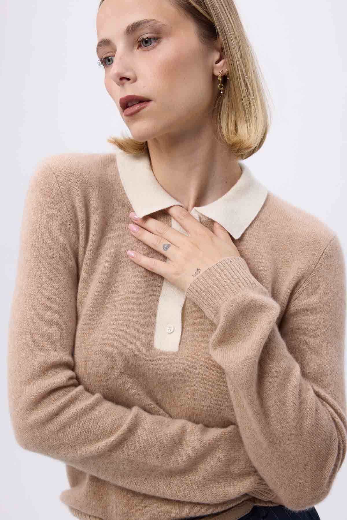 Maxine beige blanc