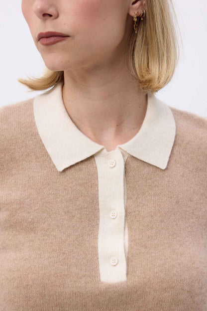 Maxine beige blanc