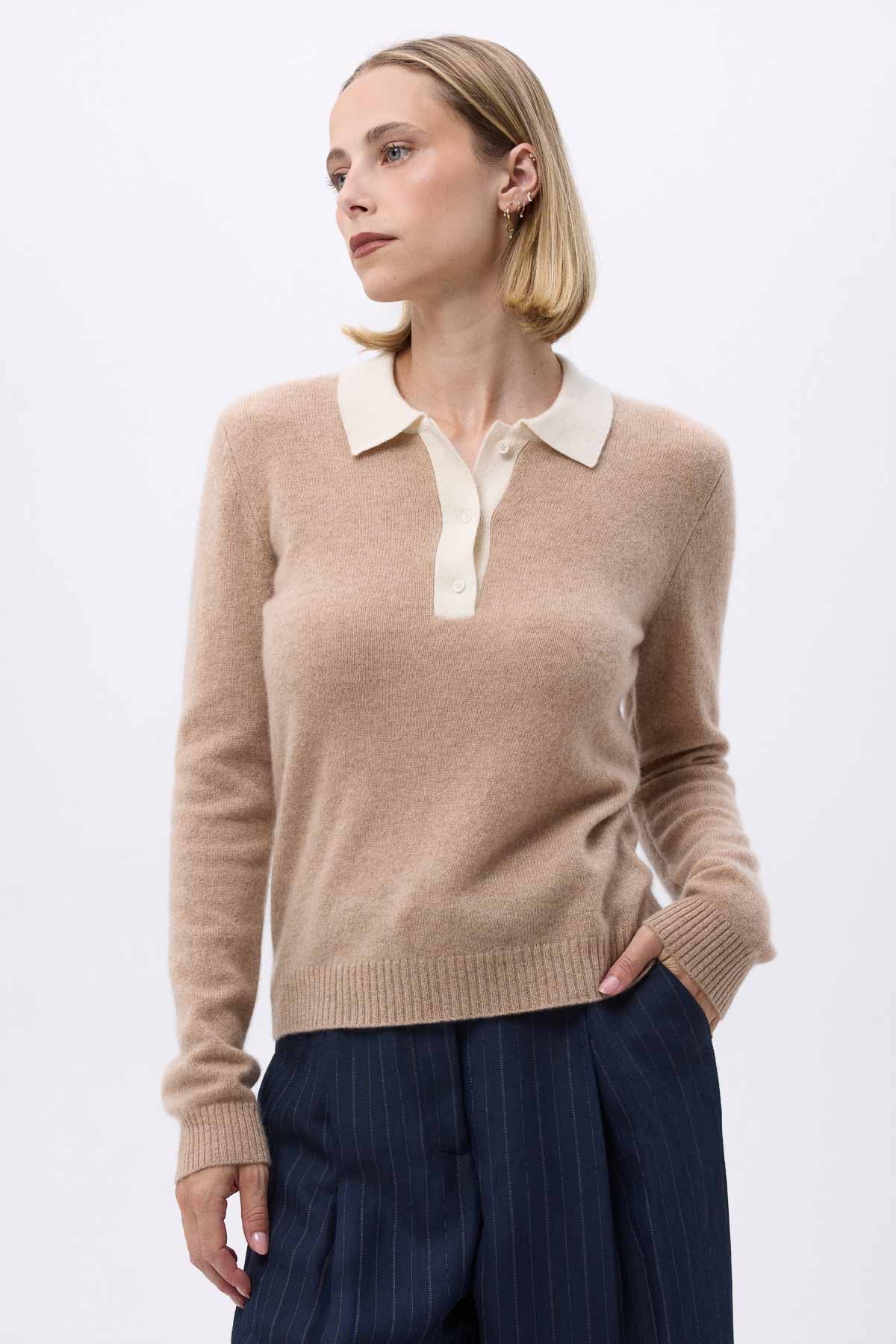 Maxine beige blanc