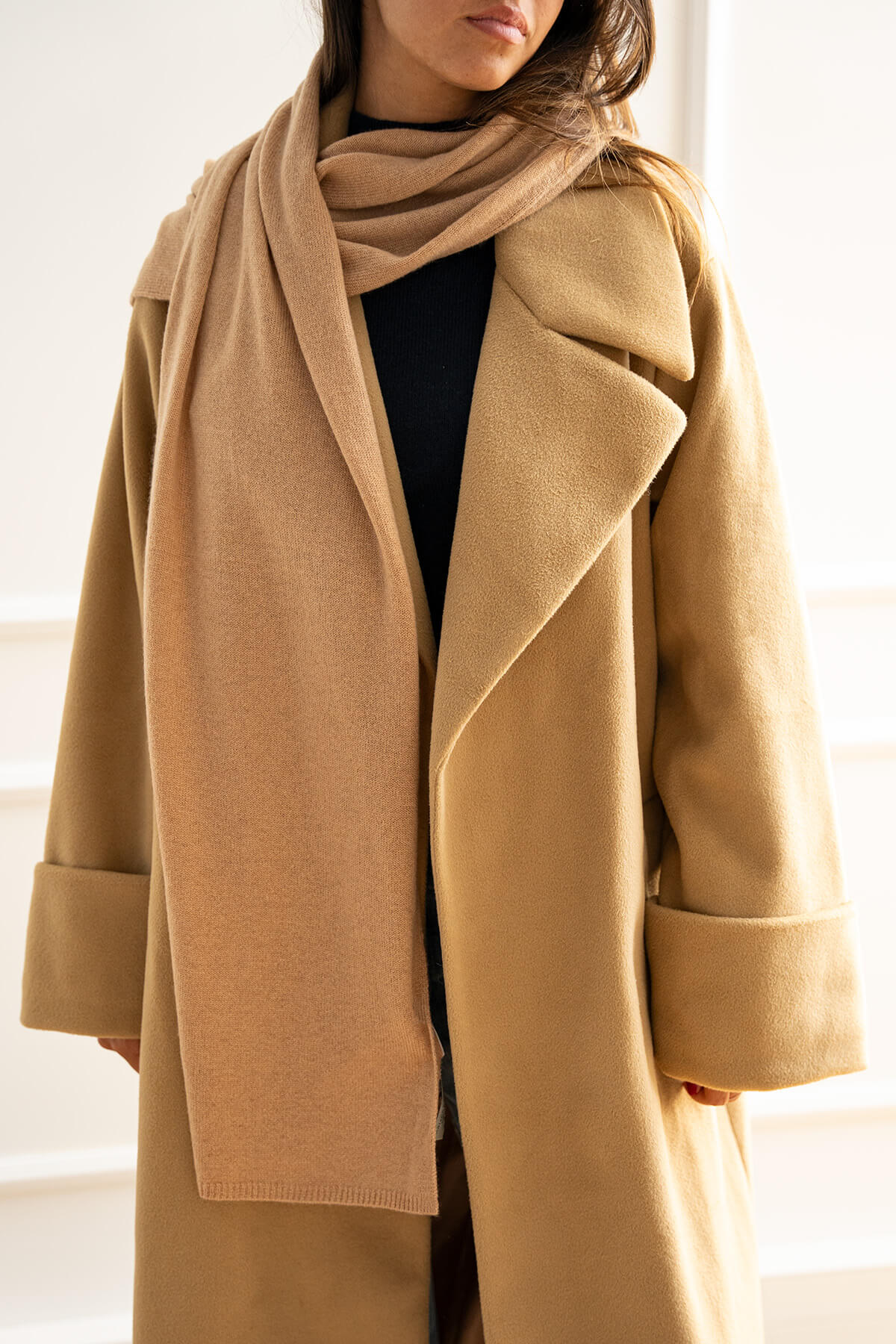 Echarpe beige